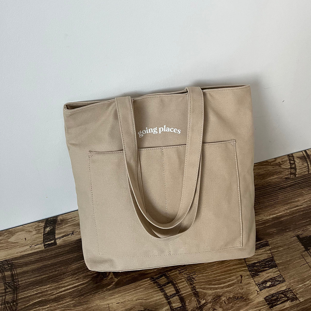 Going Places Tote (Canvas Oat)