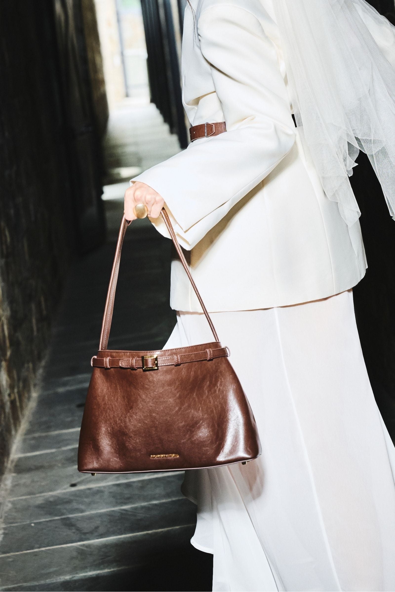 Plaza Bag (Waxed Espresso)