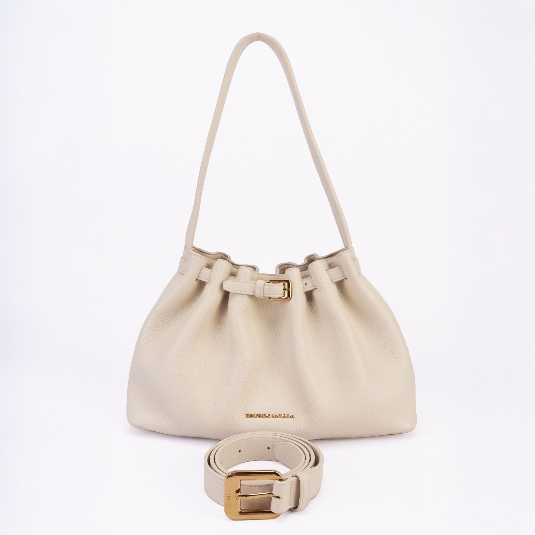 Whisper Bag (Pebbled Cream)