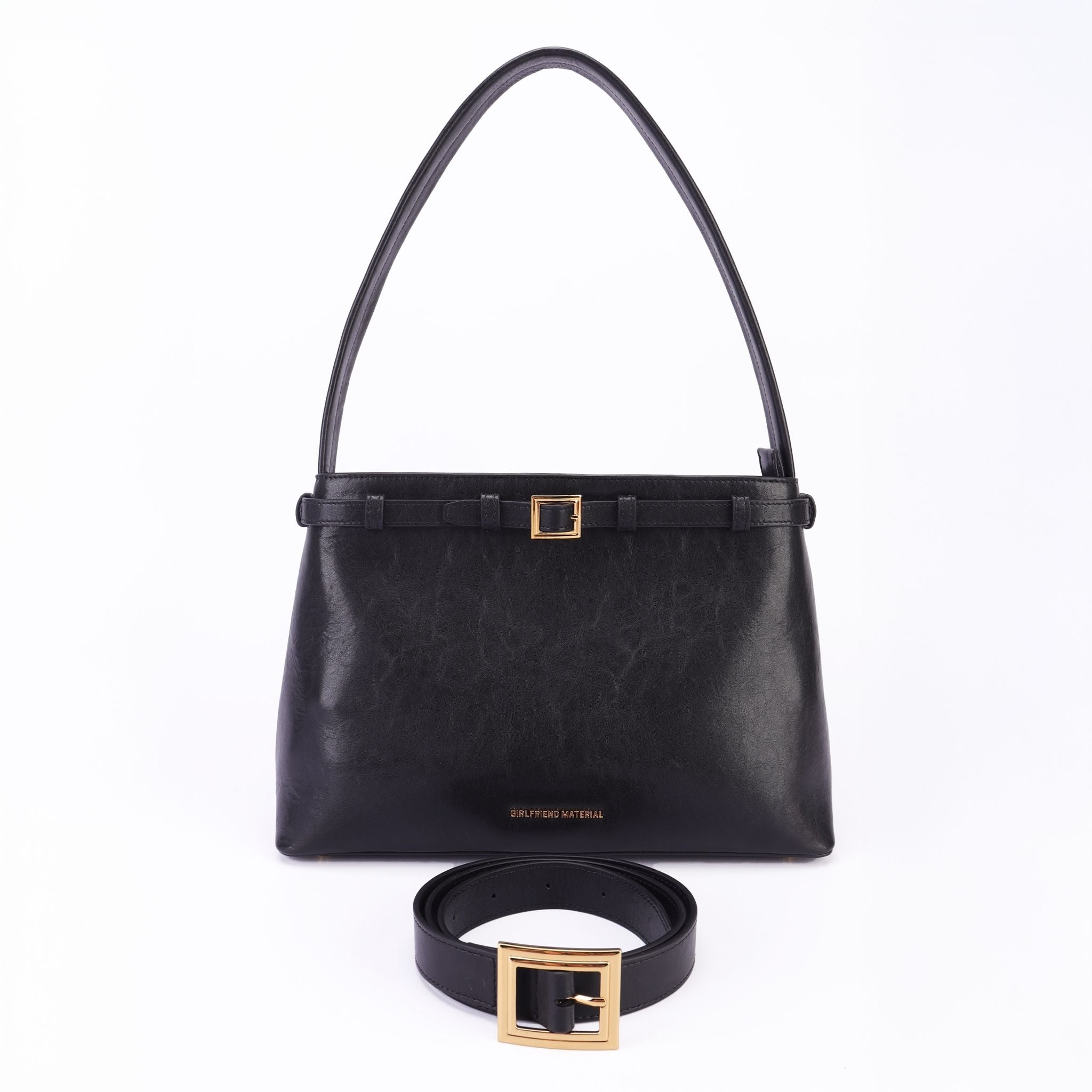 Plaza Bag (Waxed Black)