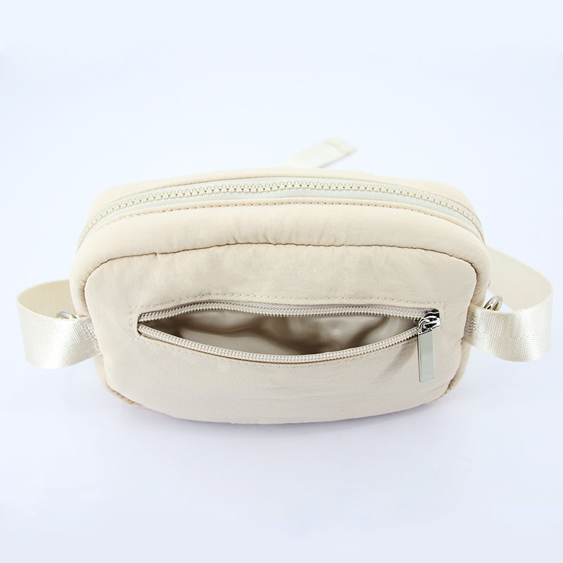 White canvas hot sale fanny pack