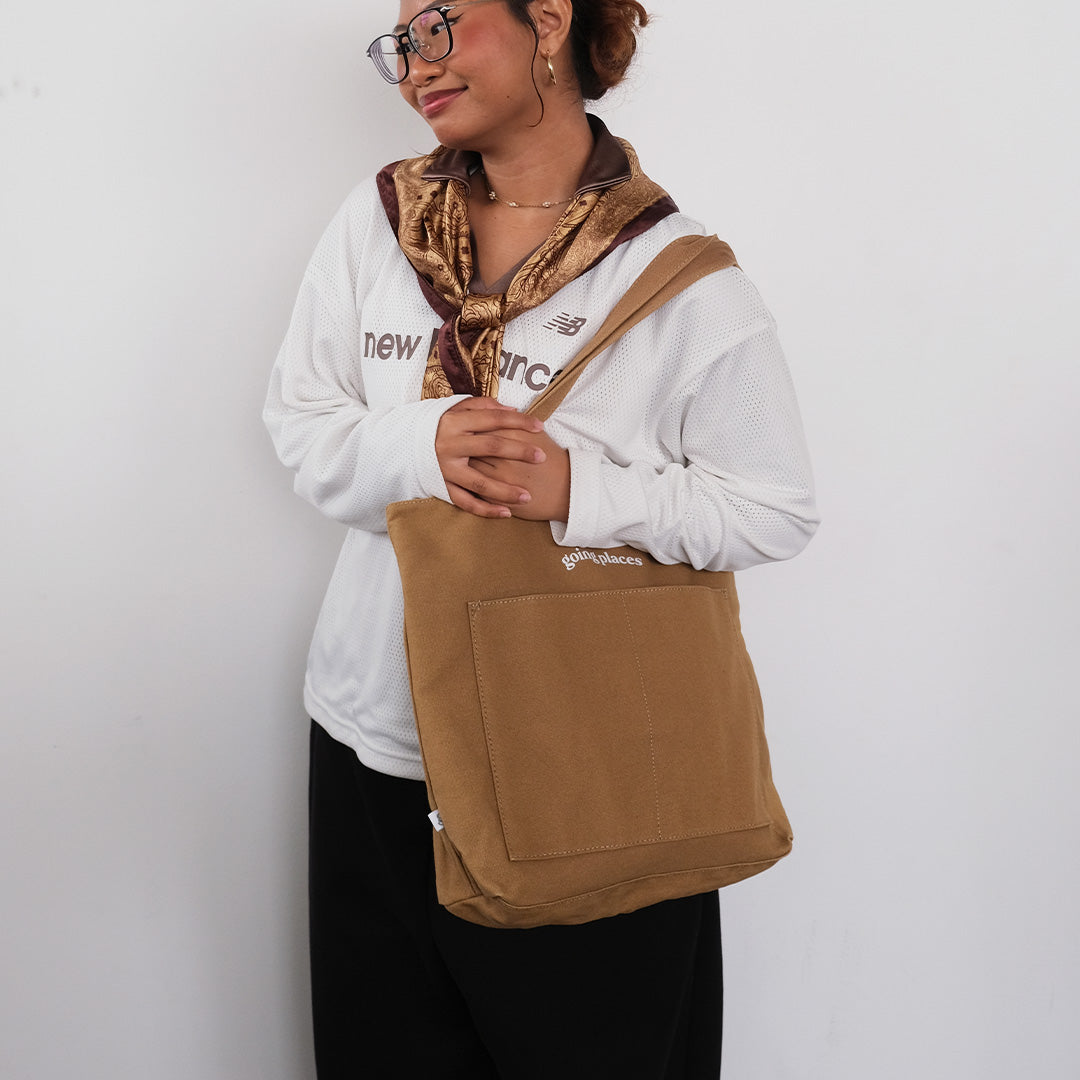 Going Places Tote (Canvas Espresso)
