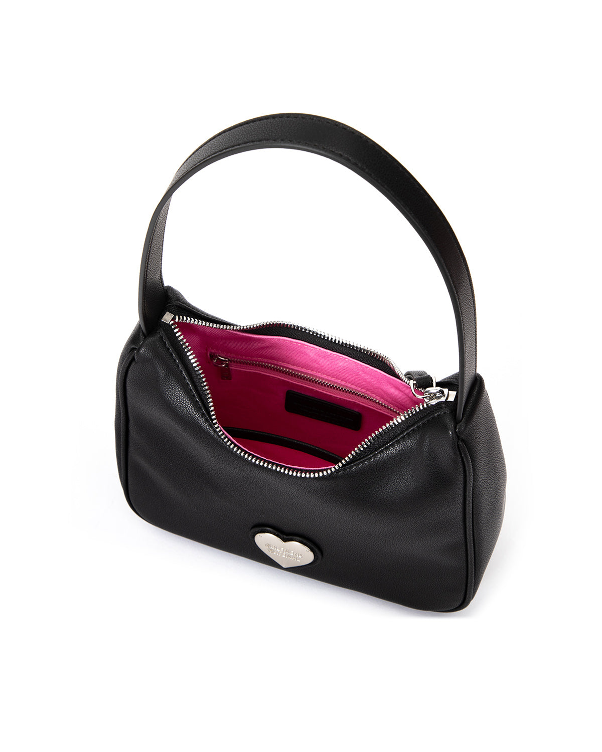 Girlfriend Hobo Bag (Pebbled Black)