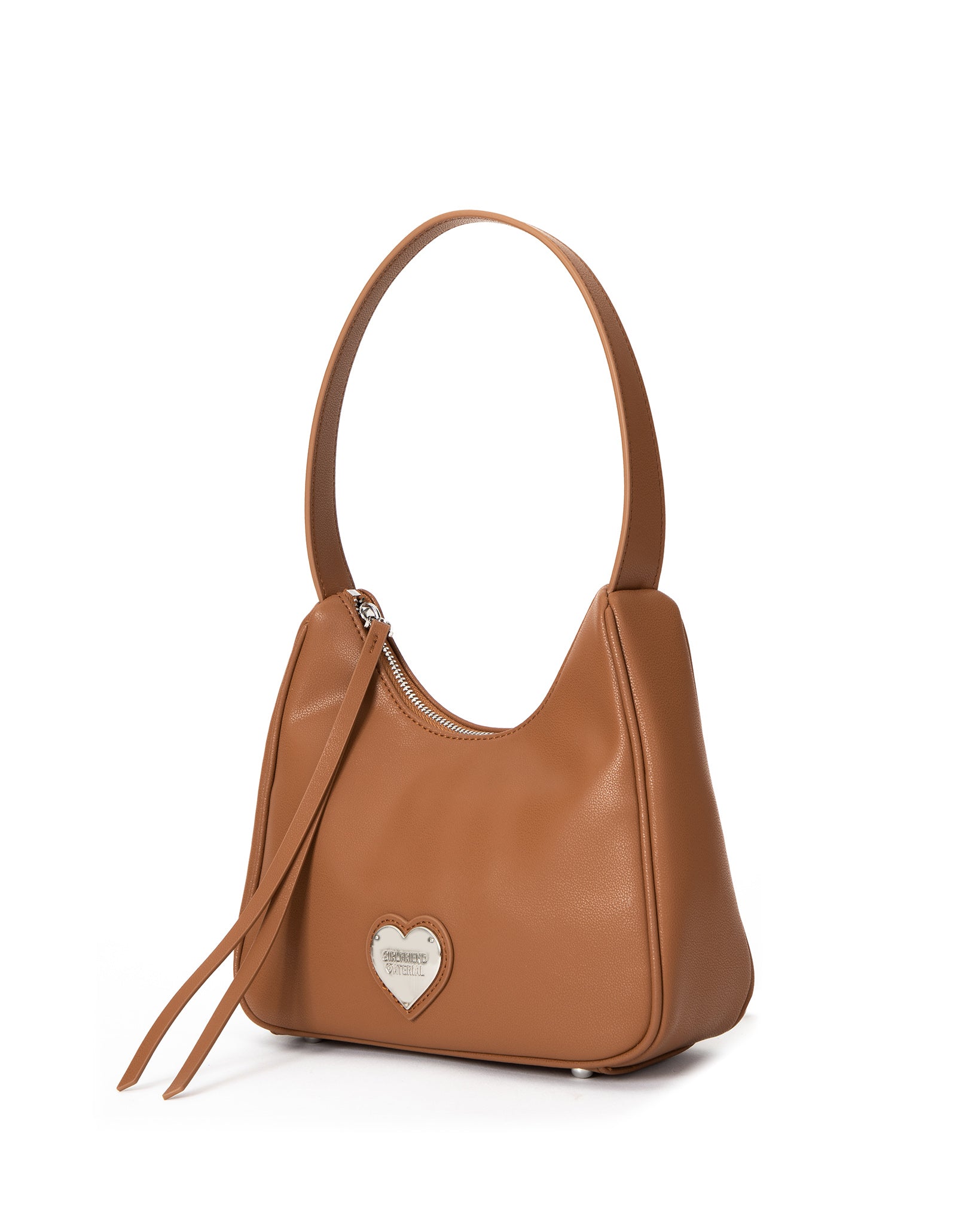 Girlfriend Hobo Bag (Pebbled Caramel)