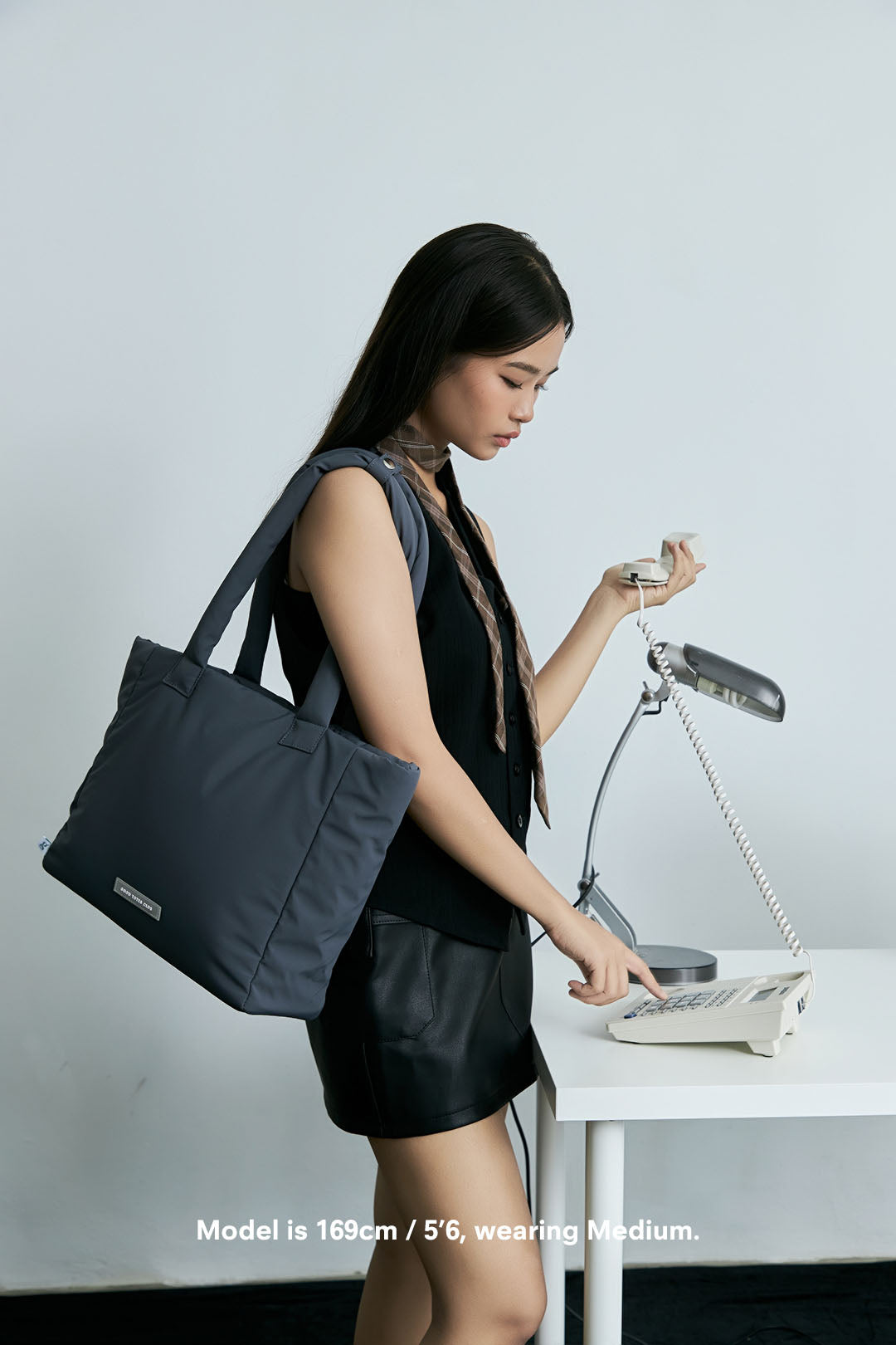 Go-Getter Laptop Tote (Nylon Charcoal Blue)