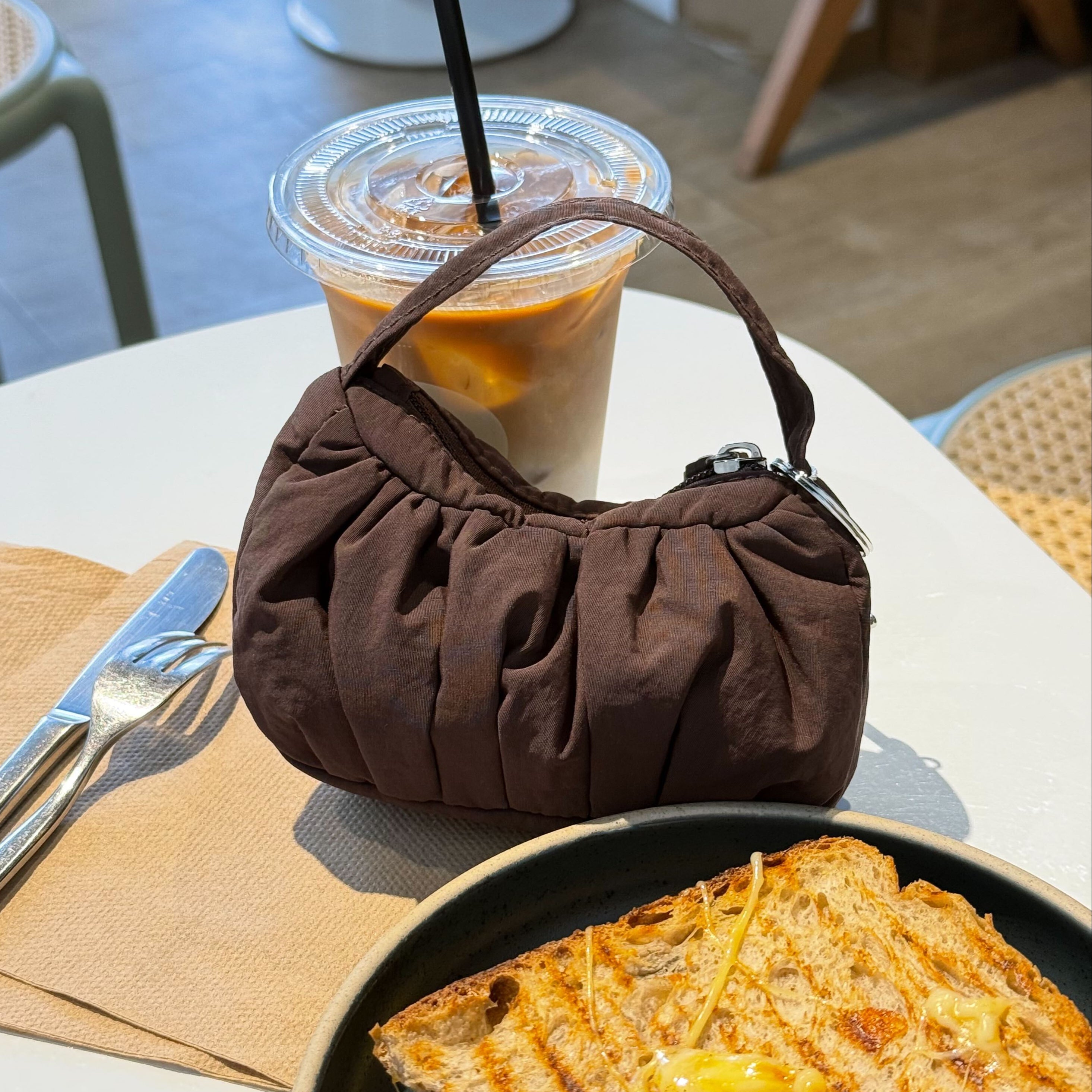 Micro Croissant Charm (Truffle)