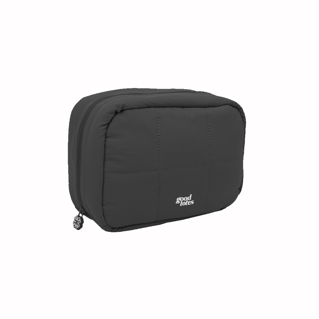 Jumbo Bread Puffer Pouch (Sesame)
