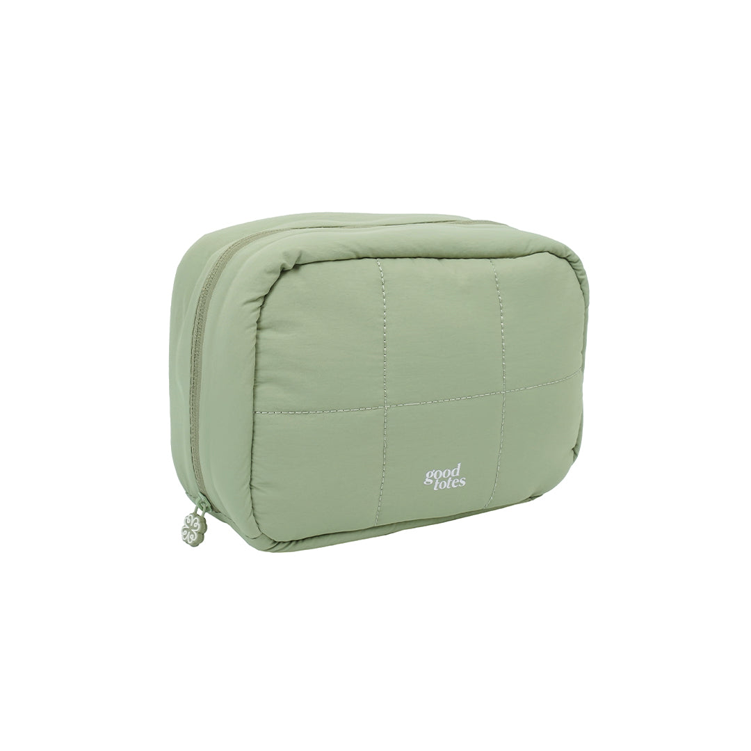 Jumbo Bread Puffer Pouch (Sage)