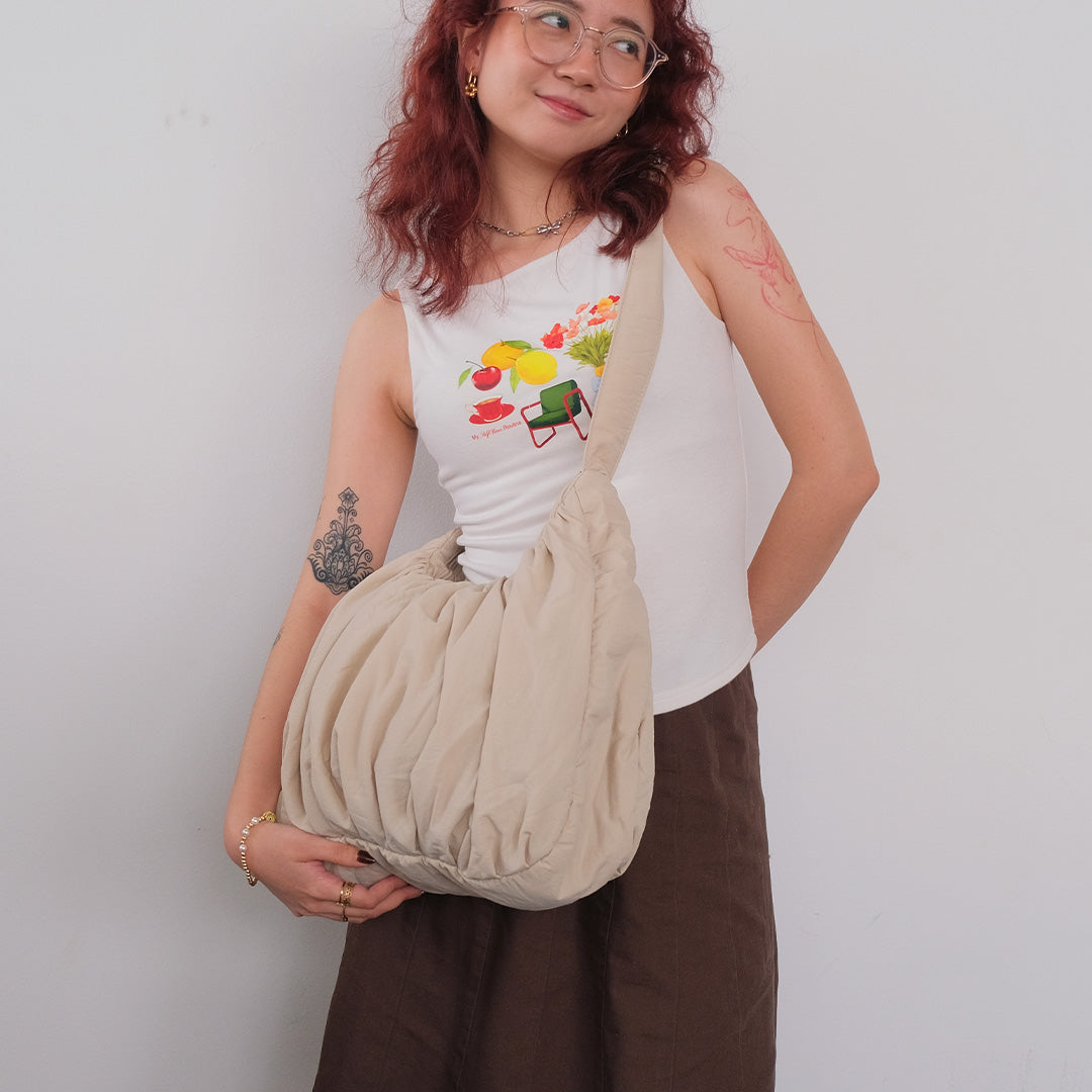 Large Croissant Sling (Almond)