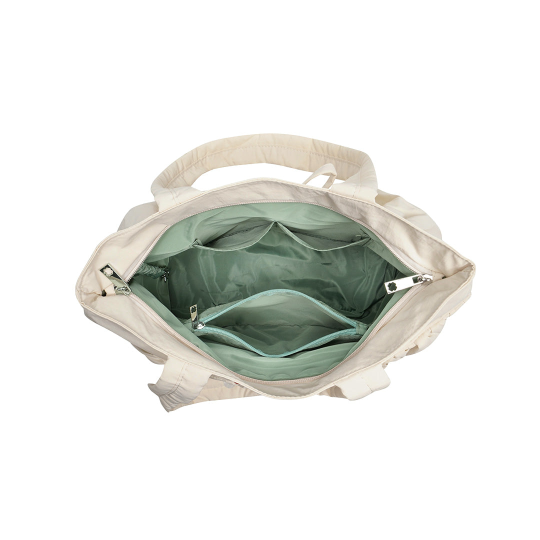 Large Soufflé Tote (Cream)