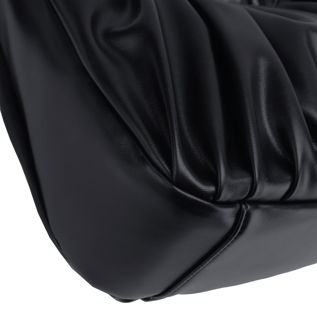Leather Croissant Sling (Black)