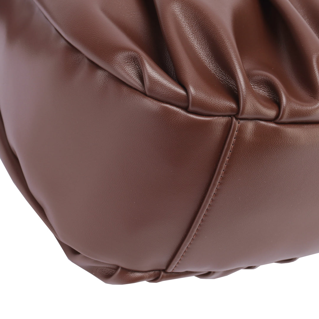 Leather Croissant Sling (Espresso)