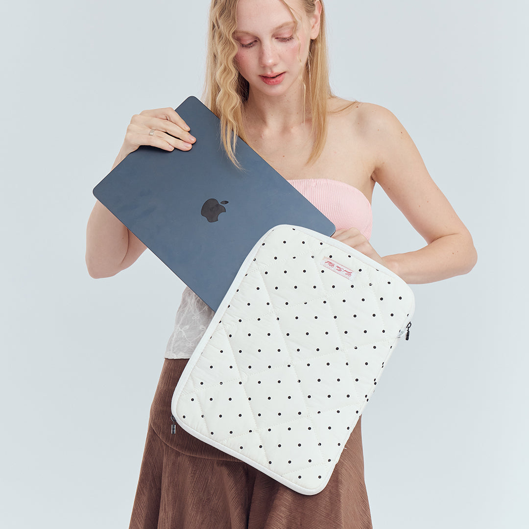 Pillow Laptop Sleeve (Polka Dot)