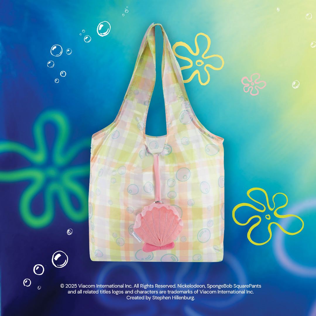 Reusable Plush Bag (Pink Shell)