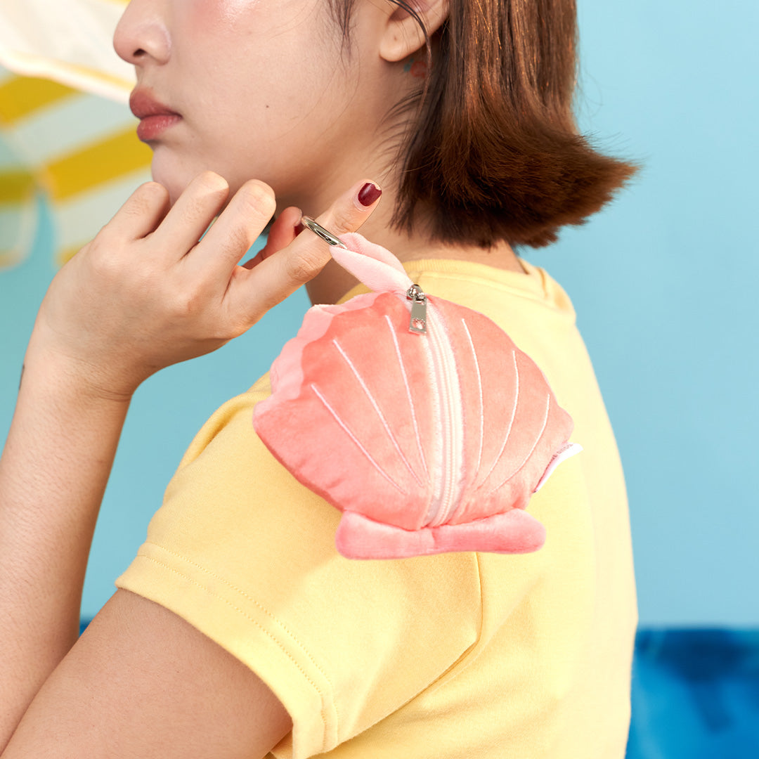 Reusable Plush Bag (Pink Shell)