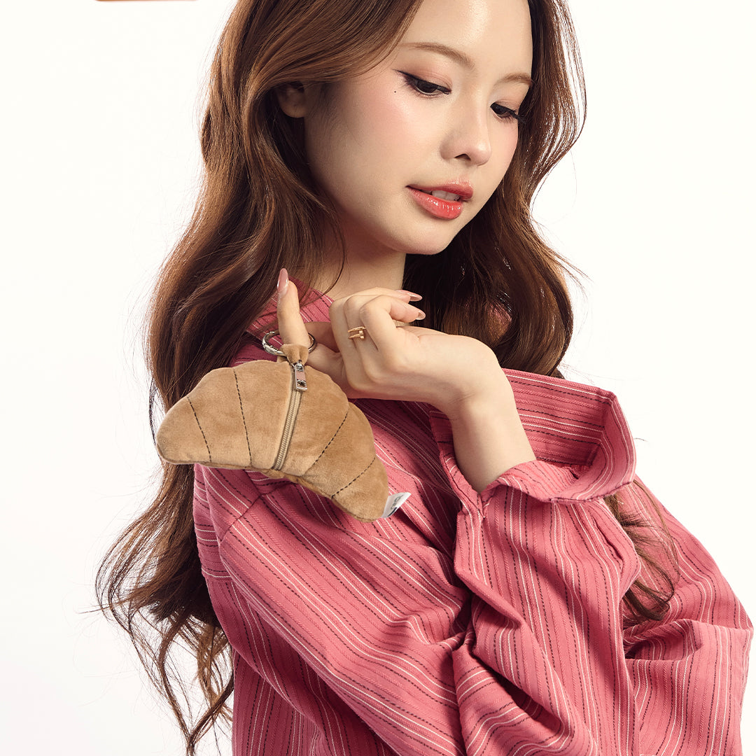 Reusable Plush Bag (Plush Croissant)