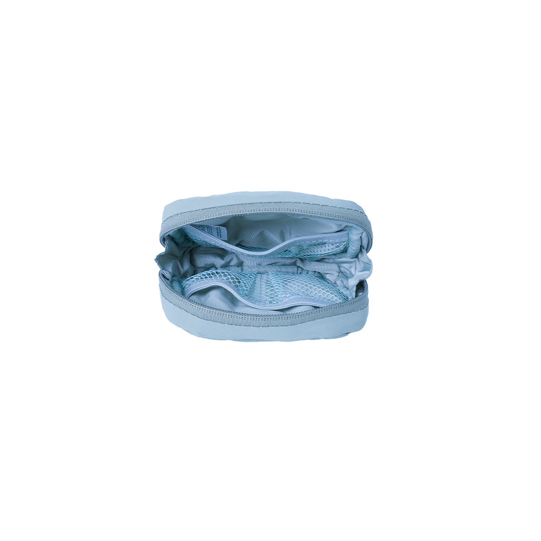 Small Bread Puffer Pouch (Blueberry)