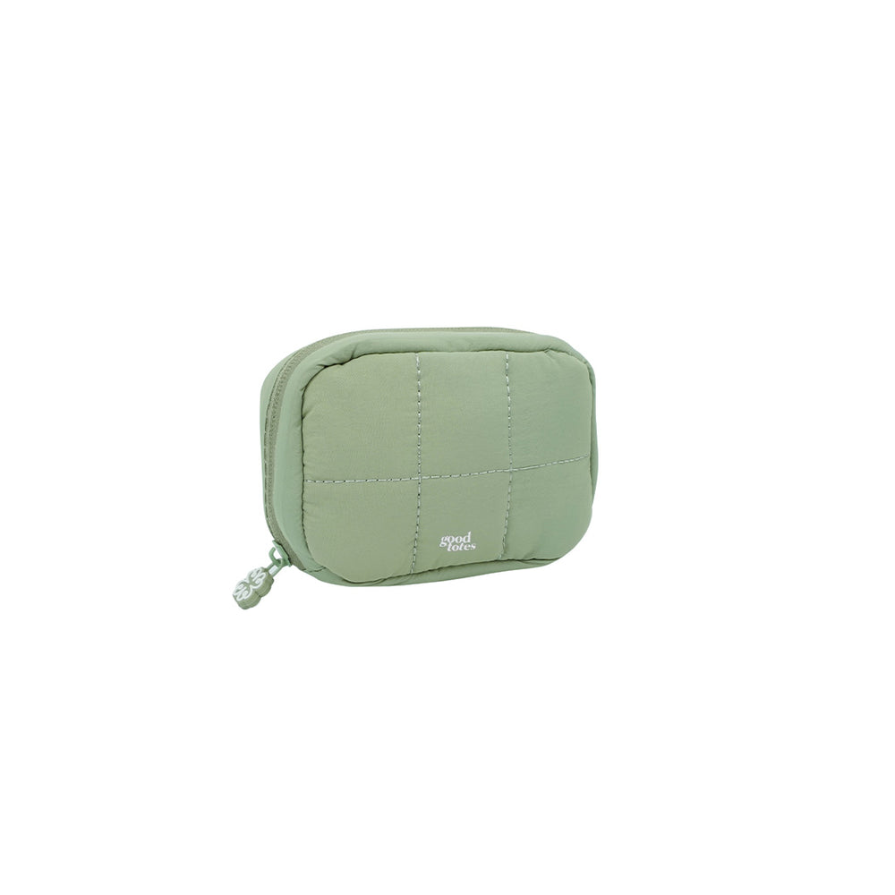 Small Bread Puffer Pouch (Sage)