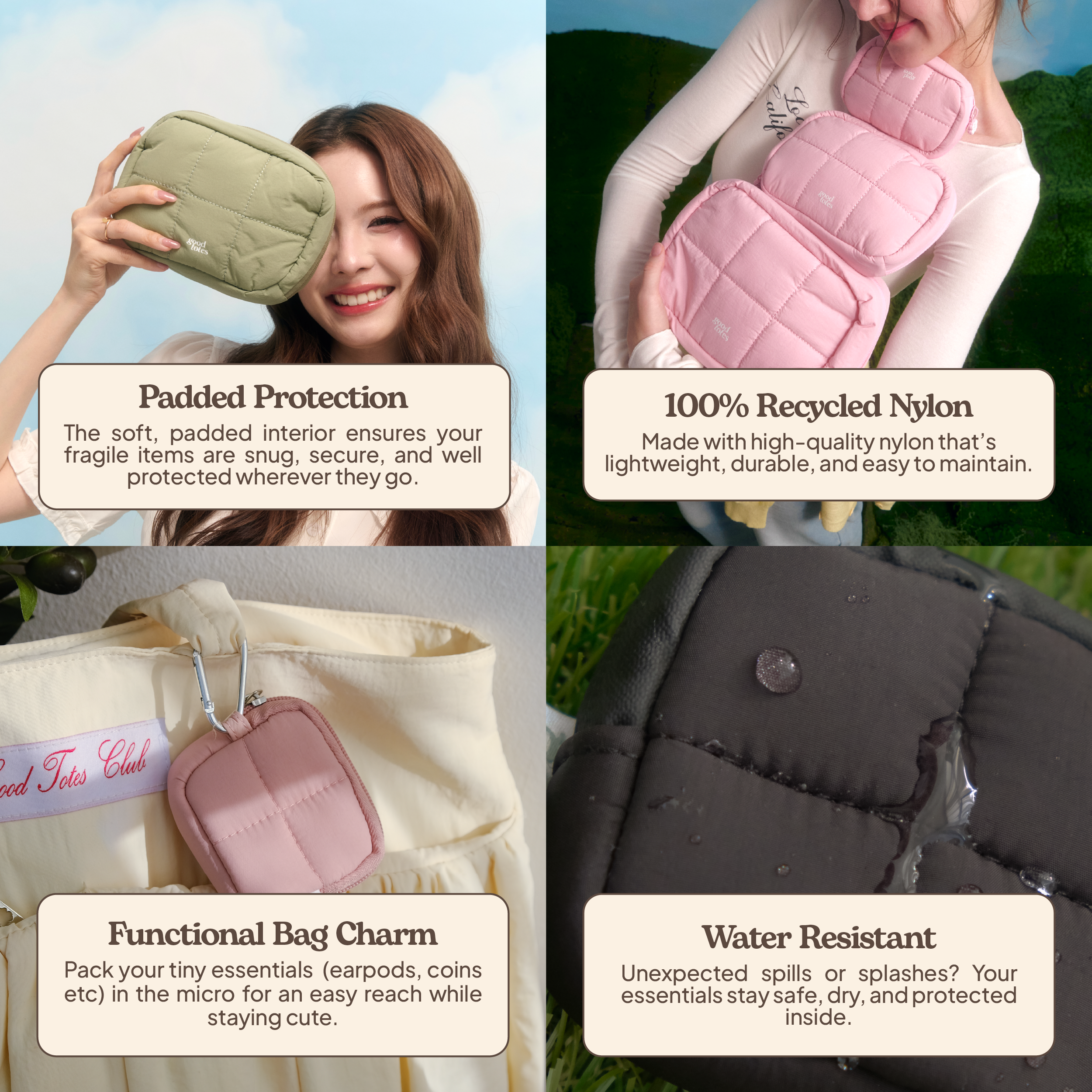 Micro Bread Puffer Pouch (Euphoria)