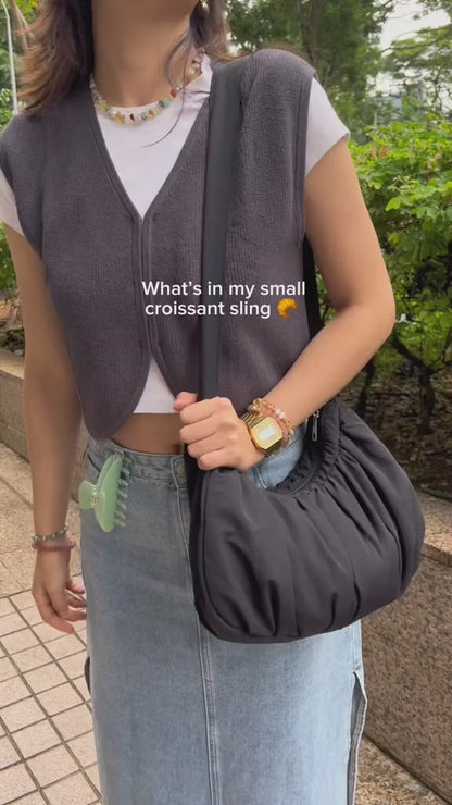 Small Croissant Sling (Almond)