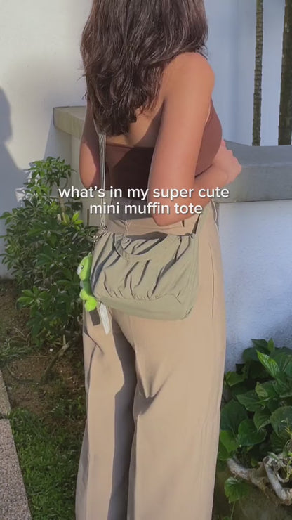 Mini Muffin Tote (Earl Grey)