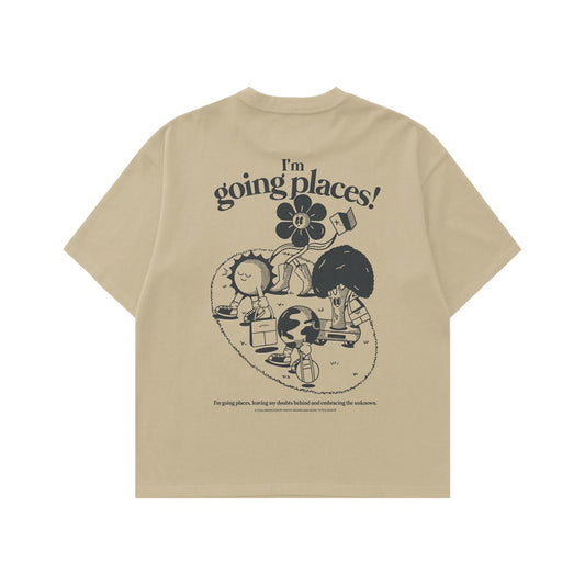 Going Places Tee - Sand
