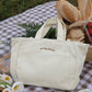 Mini Going Places Tote (Cream)