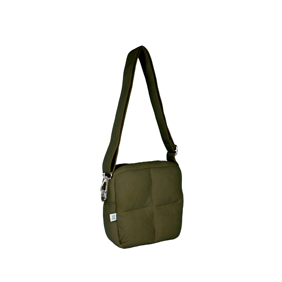 Puffer Post Bag (Olive)
